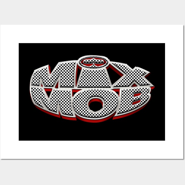 Mix Mob Checkered Logo Wall Art by Mix Mob